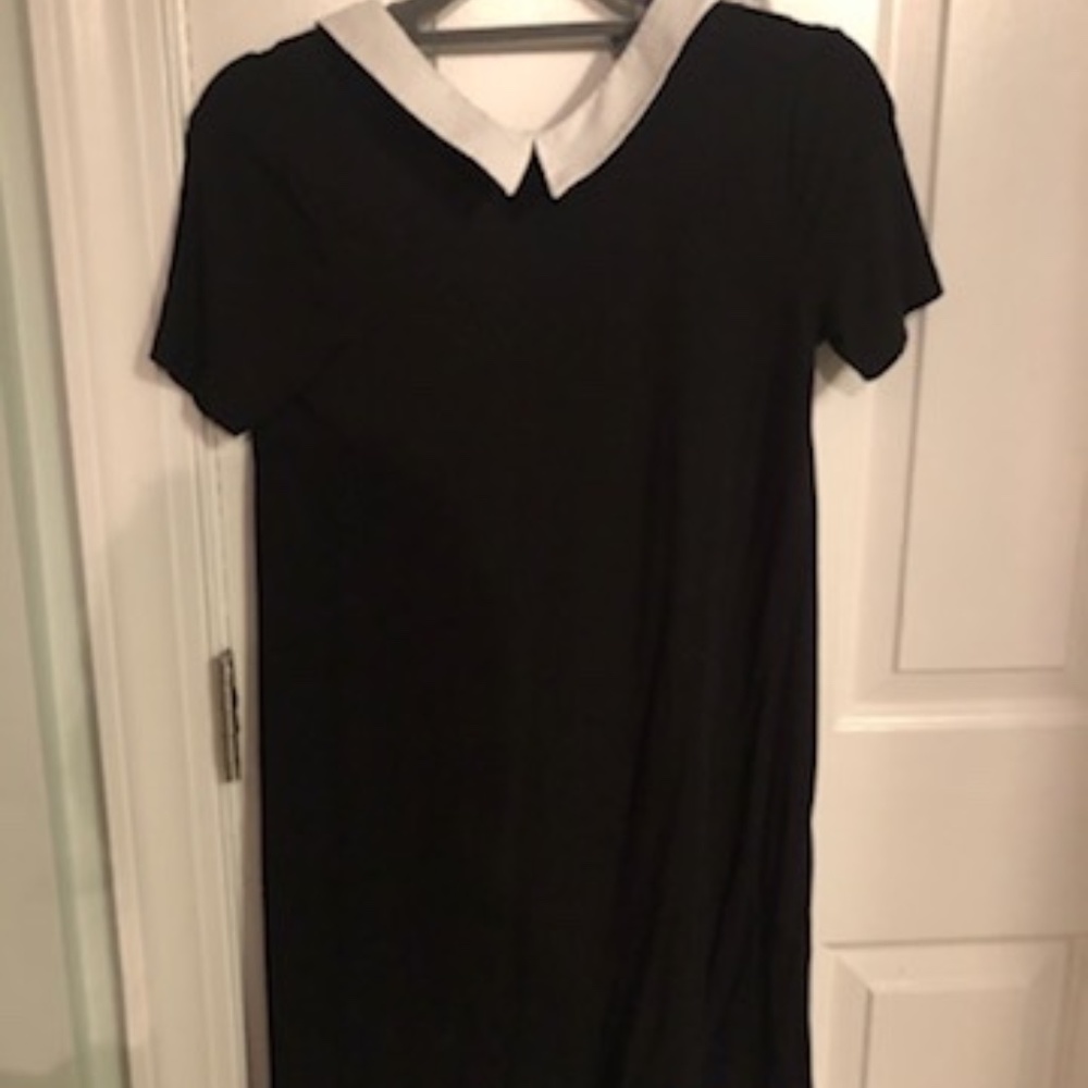 forever 21 black collar dress